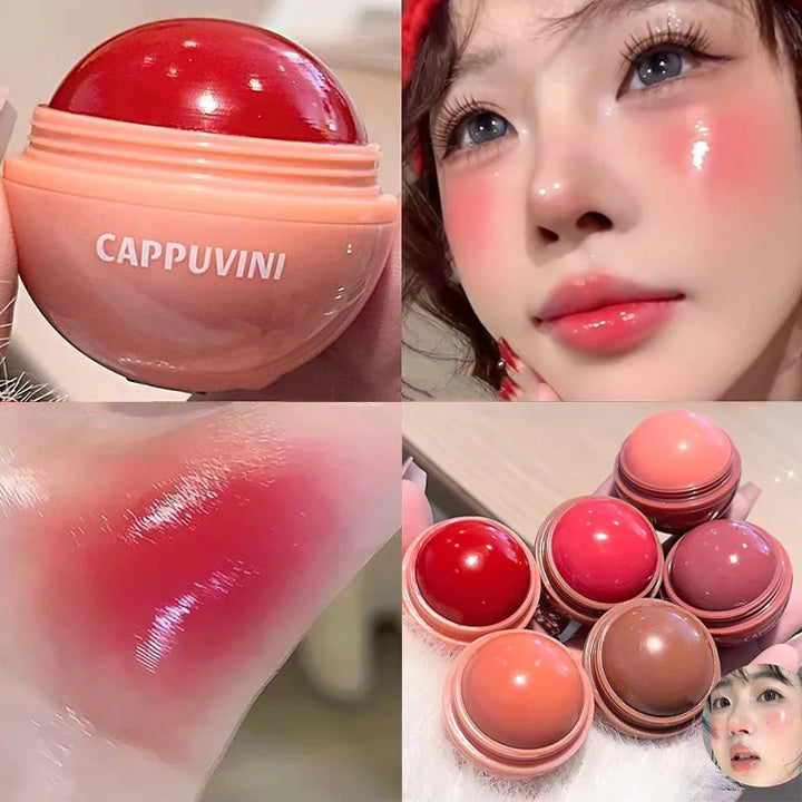Juice Face Blusher Smooth Cheek Eye Cream Blush Mirror Natural Look Brighten Highlighter Balm Rouge Waterproof Contour Makeup