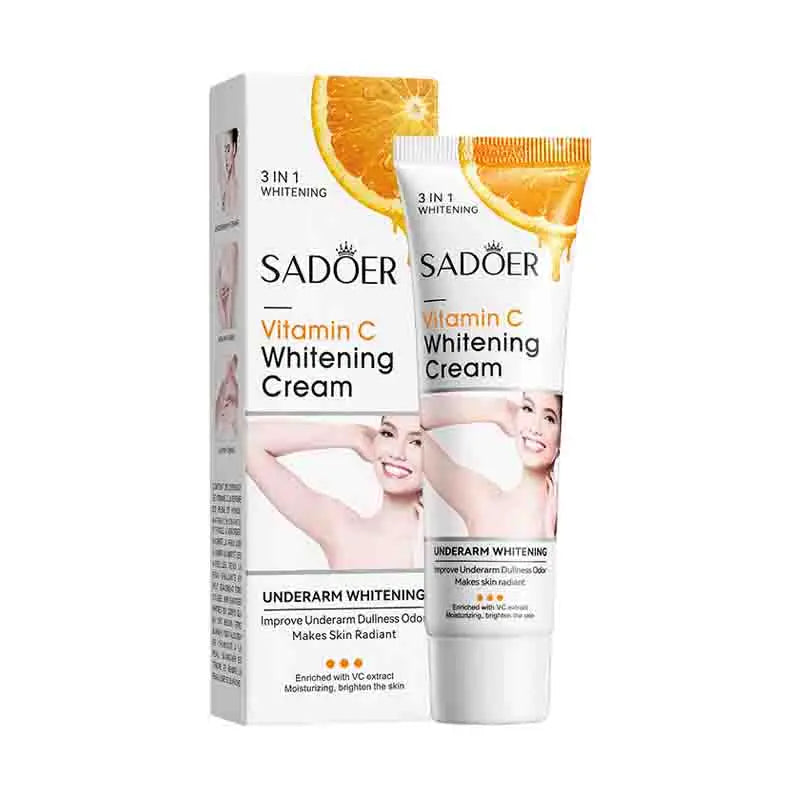 SADOER Vitamin C Body Lotion Moisturizing Armpit Body Care Nourishing Anti Drying Tender Smooth Exfoliating Creams Skin Care