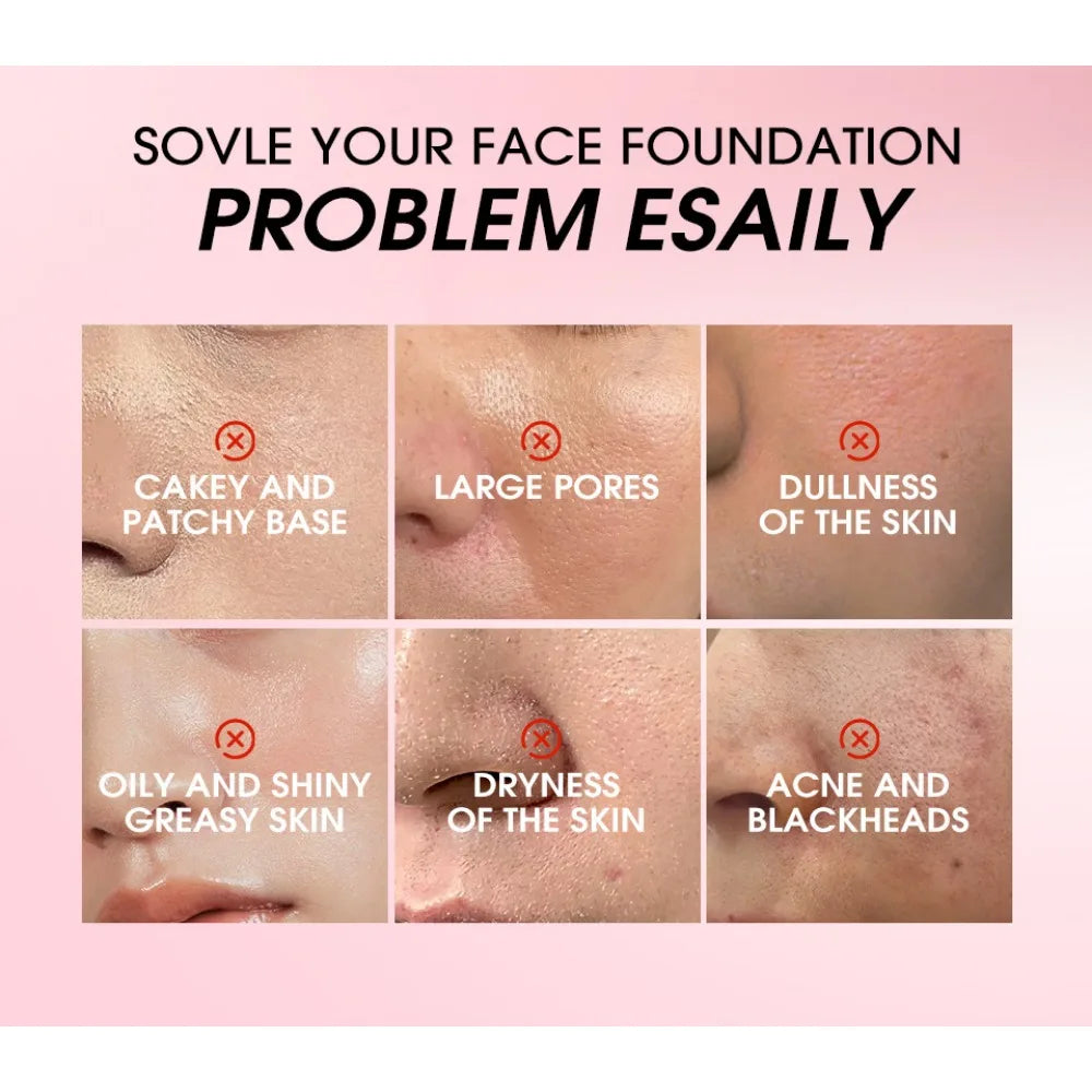Poreless Face Primer Gel Oil Control Pre Makeup Smooth Skin Moisturizes Transparent Base Foundation Natural Matte Long lasting