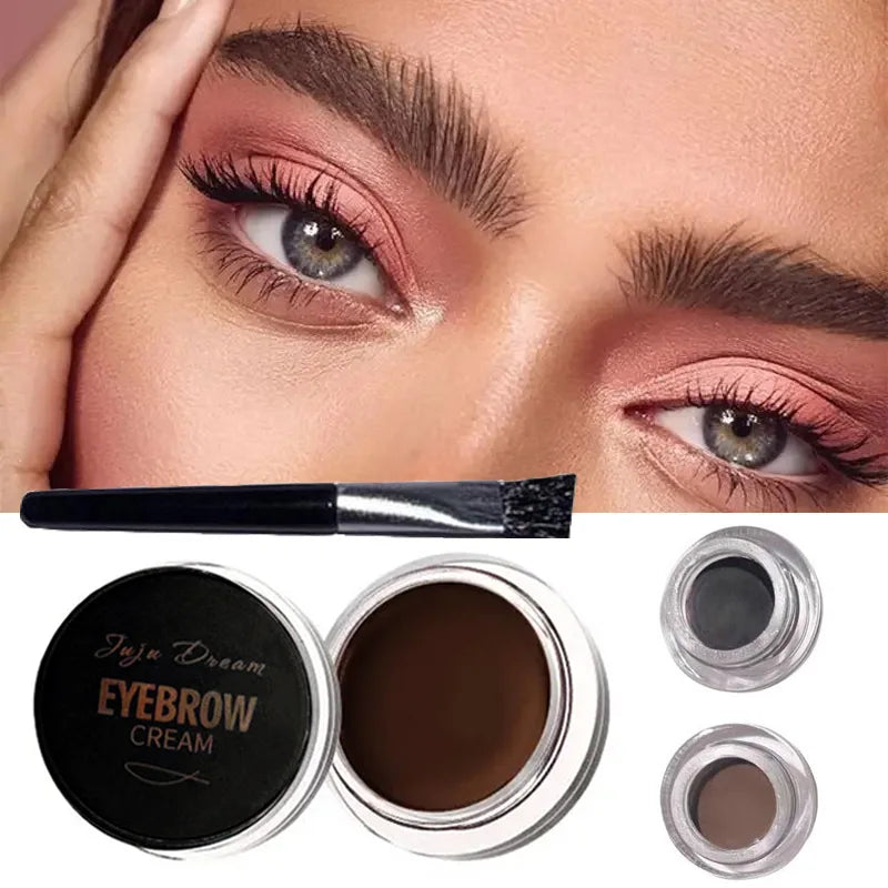 2 color Wild Eyebrow Styling Eyebrow Cream Styling Eyebrow Gel Soap Wax brown black Eyebrow Cream