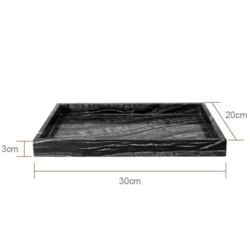 Tree Black Natural Marble Set for Bathroom Luxury Toothbrush Holder Soap Dispenser Soap Dish Tray Bathroom Accessories Sets