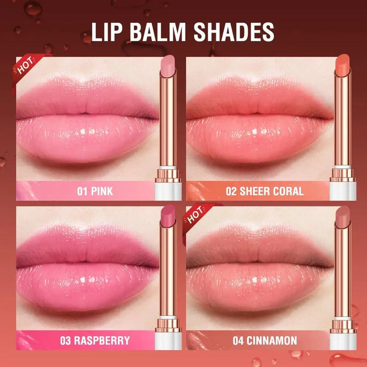 Long Lasting Color Changing Lipstick Moisturizing Lip Balm Natural Nourishing Beeswax Lip Gloss Lip Care Cosmetics