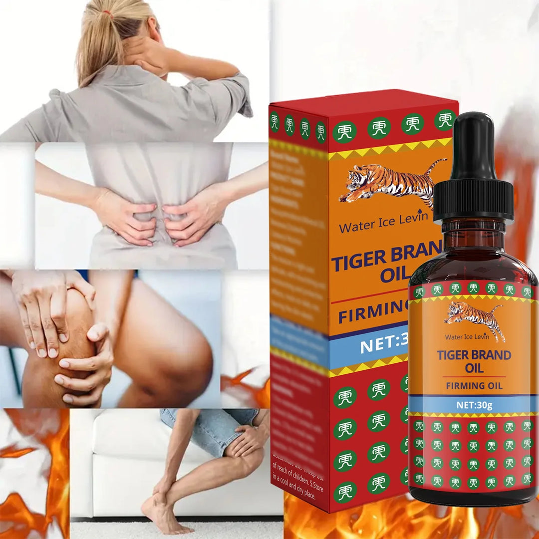 Tiger Balm Muscle Relaxation Massage Oil, Contains Vitamin E, Olive Blend, Deeply Moisturizing, Easy to Apply, Non-Greasy