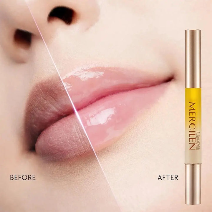 1/2/3PCS Crystal Rolling Ball Lip Oil Moisturizing Hydrating Lip Care Lip Tint Lip Balm, Long Lasting & Nourishing Plumper Lip G