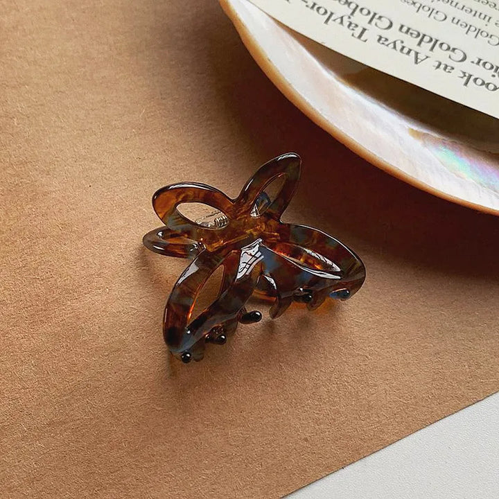 French Retro Butterfly Hair Accessories Back Of Hair Grasping Acetate Clips Hair Clips Crab Hair Clip Hair Clips For Women
