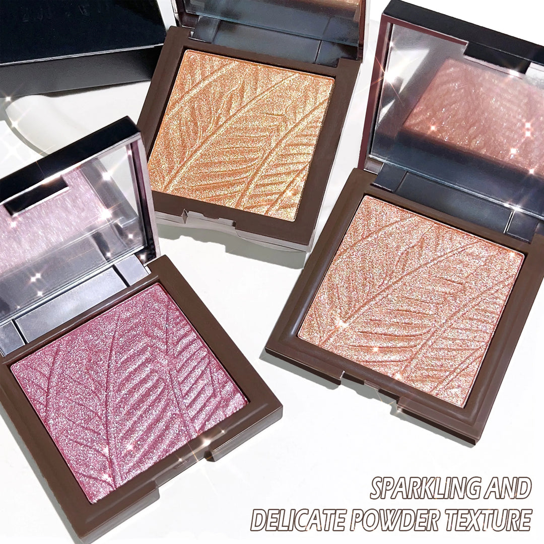 Star Eyes Mini Silver Block 3-in-1 Multifunctional Powder – Highlighter, Eyeshadow & Contour, All-in-One Formula, No Fallout