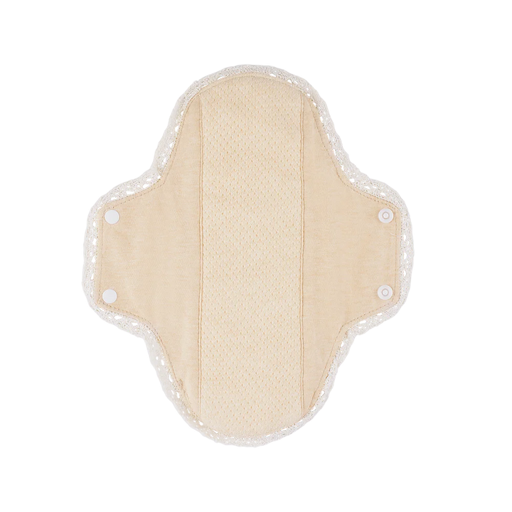 BIAI New Lace-Trimmed Reusable Sanitary Pad Washable & Reusable Cloth Panty Liner Breathable Highly Absorbent Nursing Pads