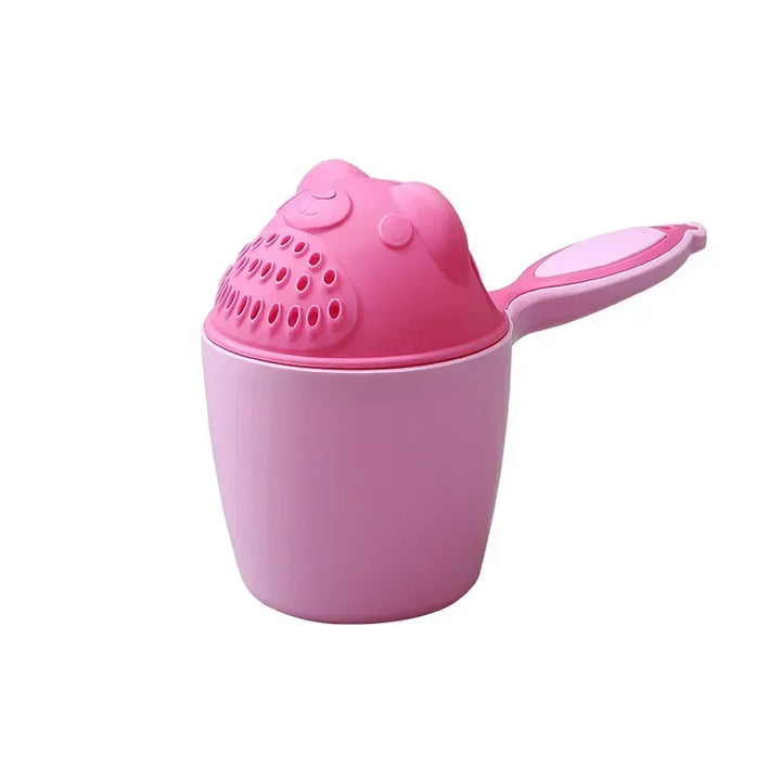 Baby Shampoo Cup Cute Cartoon Bear Toddle Shower Spoons Multifunction Kids Toothbrush Cup Shower Head Washing Hair Cup Bath Tool