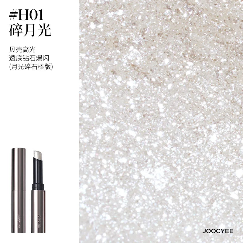 Joocyee Diamond Highlight Stick Brightens The Eyes Pearl Light Burst The Face And The Natural Highlighter Concealer Bronzer