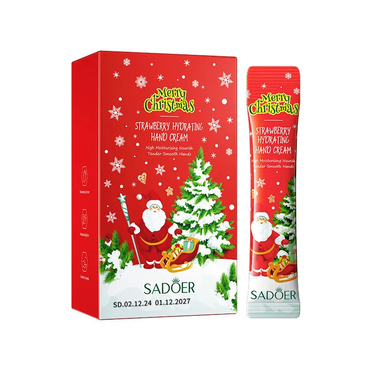 4ml*20pcs Fruit Moisturizing Hand Cream Christmas Gift Set, soft and smooth hand skin, improve dry skin and brighten skin