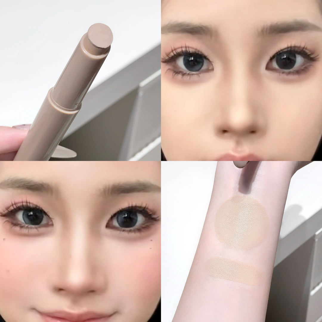 SHAQINUO Matte Nose Shadow Contour Pen Smooth Cream Texture Natural Long-lasting Not Easy to Smudge 3D Facial Contour Stick