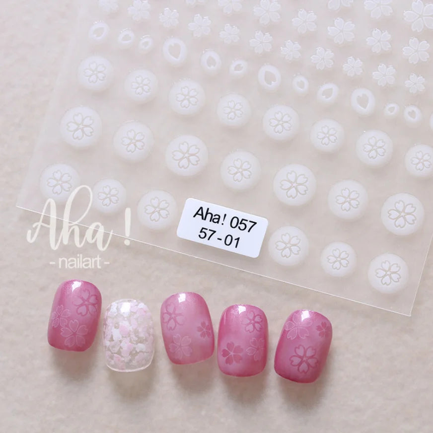 3D Nail Art Stickers  Translucence Moon/Star/Cloud Ultra-thin Nail Decals 3d Self-Adhesive White Cloud Moon Star Kawaii Sliders