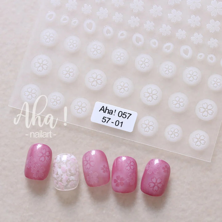 3D Nail Art Stickers  Translucence Moon/Star/Cloud Ultra-thin Nail Decals 3d Self-Adhesive White Cloud Moon Star Kawaii Sliders