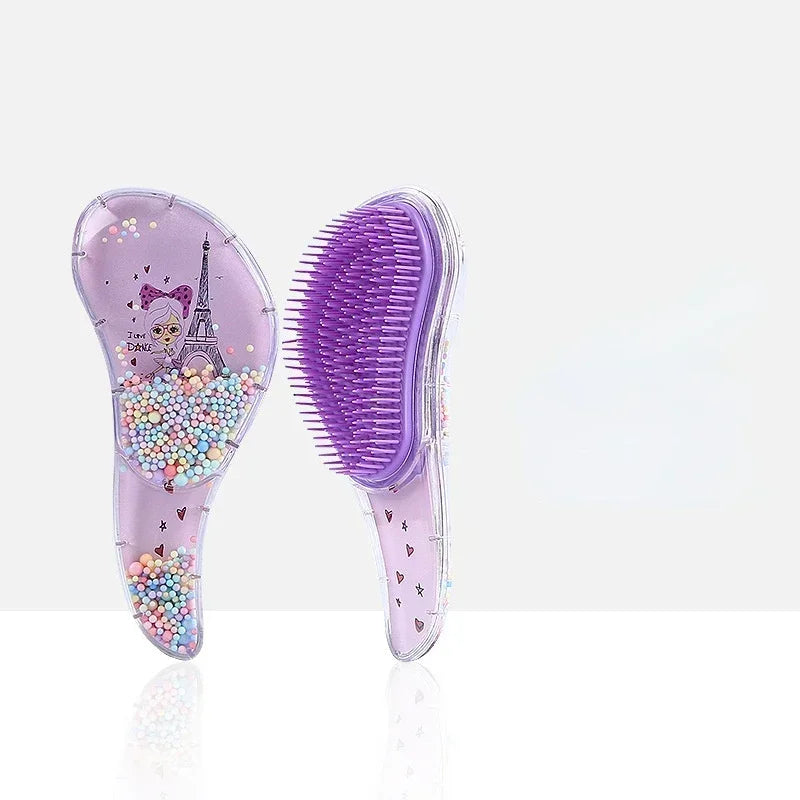 New Kids Star Magic Combs Anti-static Massage Unicorn Hair Brushes Tangle Detangle Shower Massage Hair Brush Comb