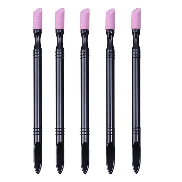 Pumice Stone Nail File Pusher Nails Sanding Sticks Nail Art Pen Cuticle Remover Pushing Dead Skin Trimmer Buffer Manicure Tools