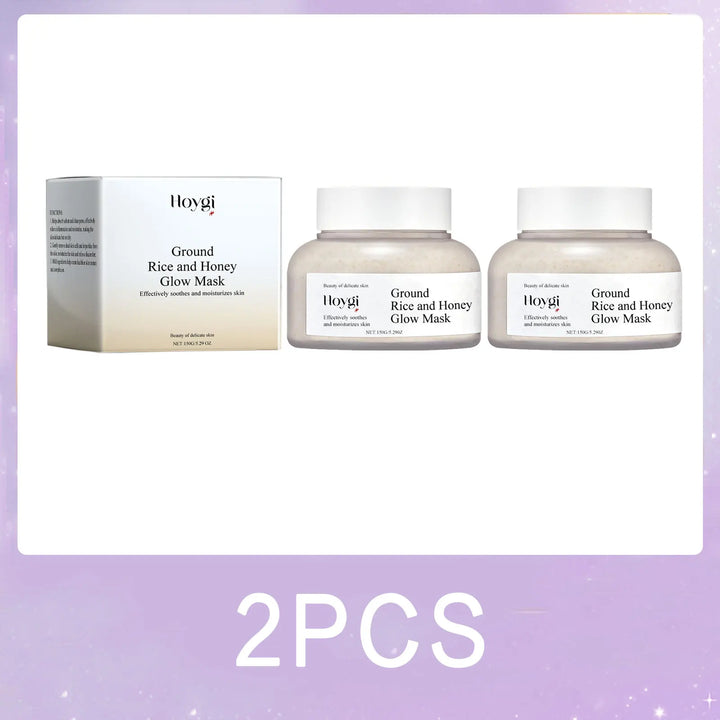 Rice Honey Glow Mask Moisturize Hydrating Nourishing Face Tightening Kaolinite Rice Raw Pulp Sleeping Clay Mask Korean Skin Care