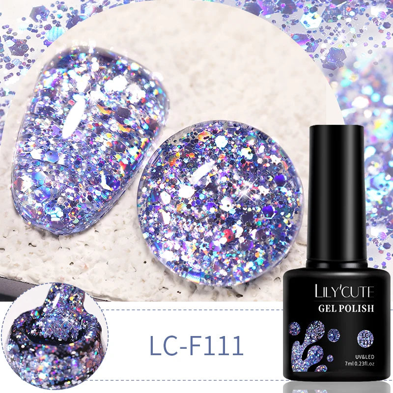 LILYCUTE 7ml 9D Cat Magnetic Gel Nail Polish Iridescent Magnet Semi Permanent Soak Off UV LED Manicure For Nail Art Gel Varnish