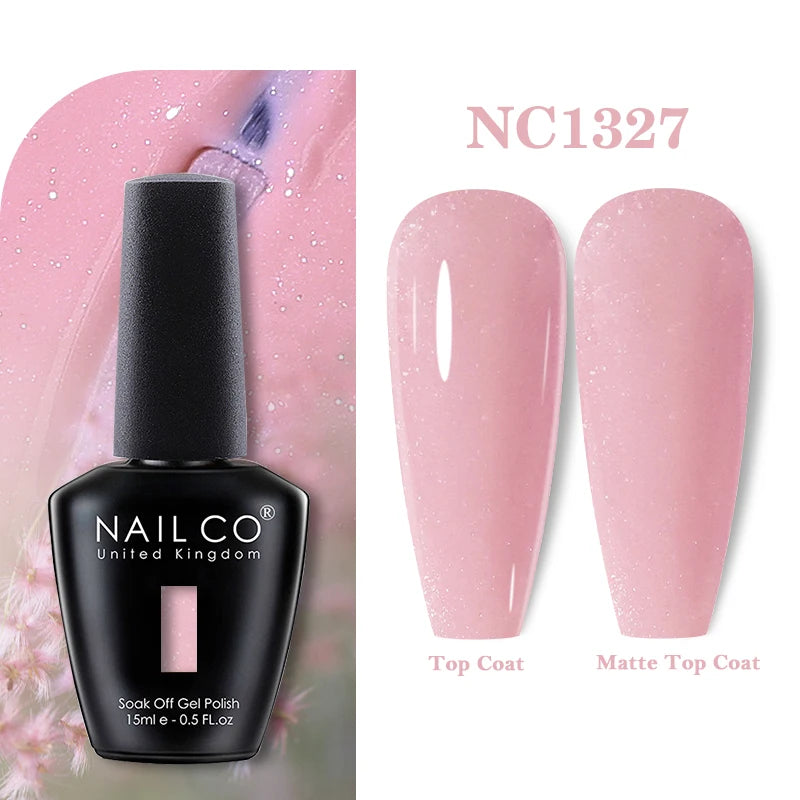 NAILCO 131Colors Vernis Semi Permanent UV Varnish Gel Nail Polish Nails Art Gel Manicure TOP BASE Varnish Hybrid