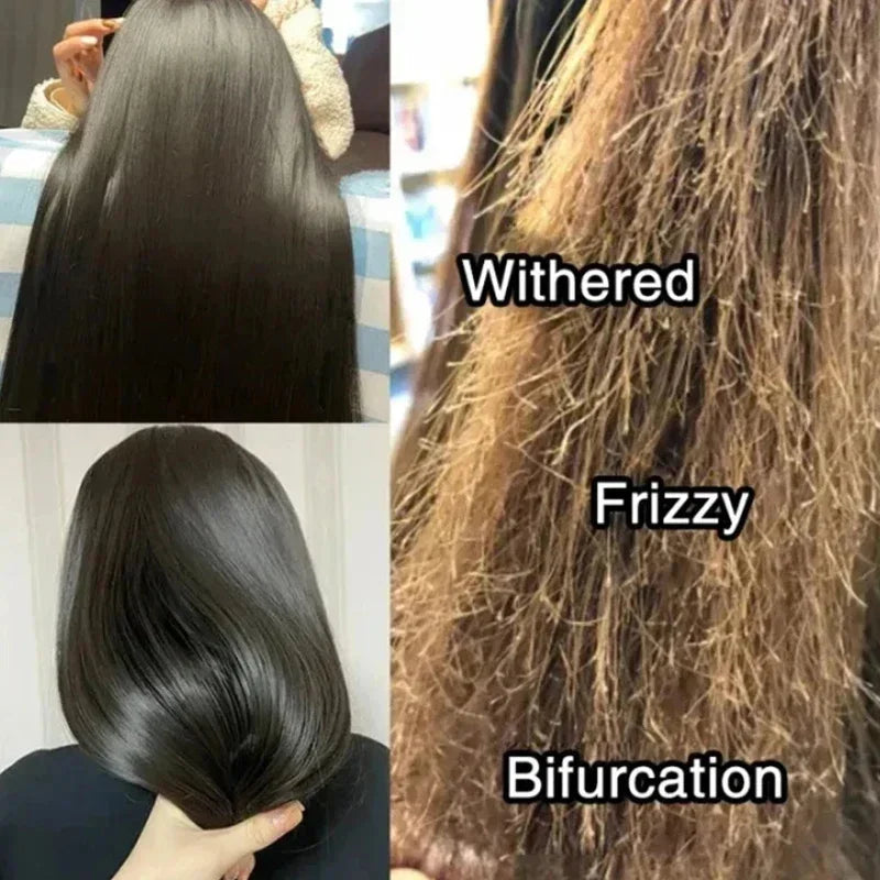 250g Keratin Straightening Hair Mask Restore Hair Soften Gloss Straightener Deep Repair Conditioner For Dry Damaged Frizzy Hair