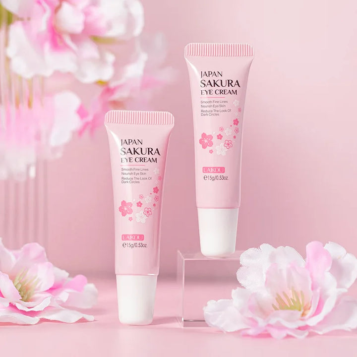 SAKURA  Skincare Set Complete Facial Care Including Eye Cream, Cleanser, Facial Oil, Lip Mask, PeelOff Mask Moisturizing For ALL