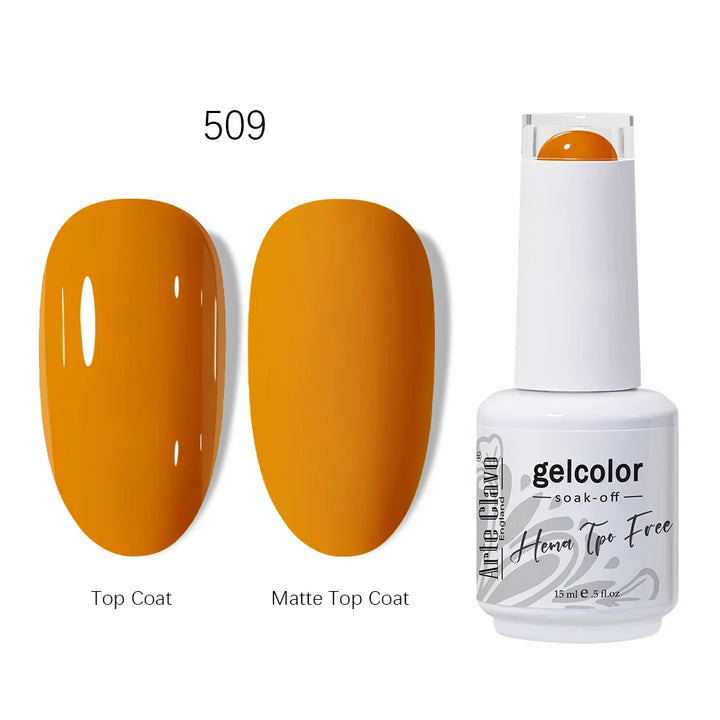 Arte Clavo 15ml HEMA TPO FREE Gel Nail Polish Pink Hybrid Nail Manicure Semi-permanent Enamels Varnish For UV LED Nails Supplies