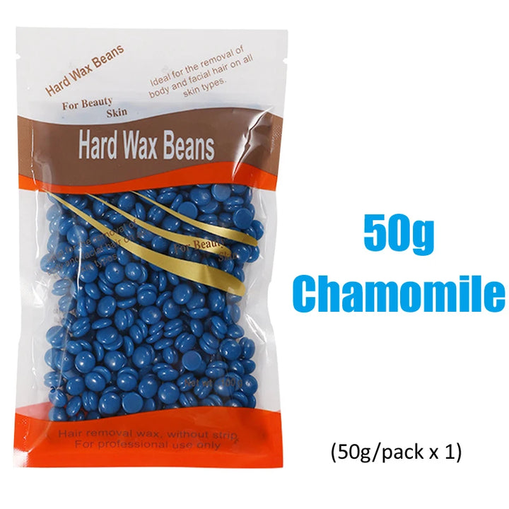 50g Brazilian Hard Waxing Wax Beans Fast Waxing Machine Hot Film Painless For Body Hairs Removal Beans Unisex Hair Removal