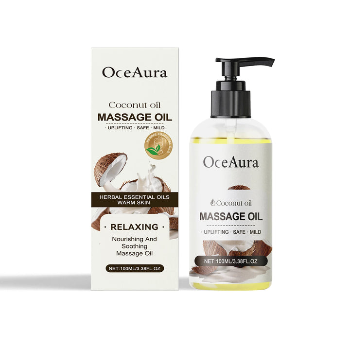 OceAura Body Massage Oil Soft Smooth Skin Firming Soothing Deep Hydration Chamomile Tea Tree Oil Muscle Relaxation Massage Oil
