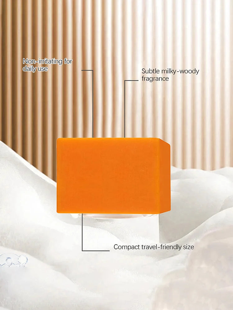 OceAura Persimmon & Goat Milk Nourishing Body Soap - Gentle Hydration, Deep Cleansing & Skin Revitalization
