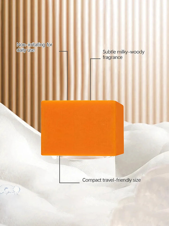OceAura Persimmon & Goat Milk Nourishing Body Soap - Gentle Hydration, Deep Cleansing & Skin Revitalization