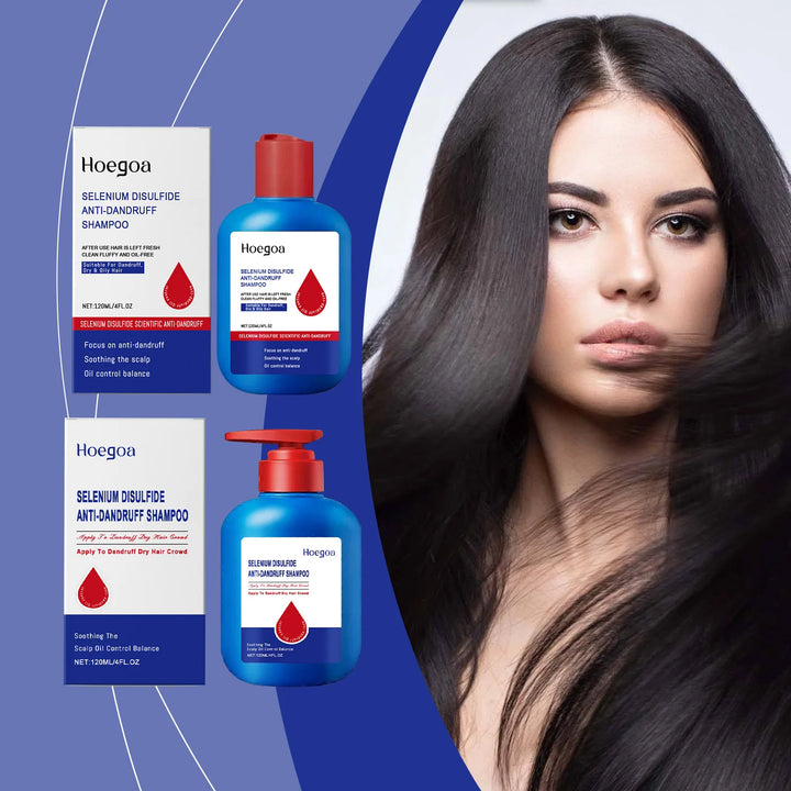Selenium Sulfide Shampoo Deep Cleansing Remove Dandruff Reduce Scalp Itchy Balance Oil Strengthen Hair Roots Fluffy Hair Shampoo