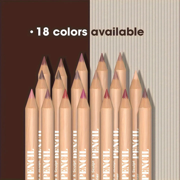 6pcs Velvet Matte Lip Liner Set - Long-Lasting Versatile Shades Longlasting Lip Makeup Berry, Brown, Pink Lip Pencil