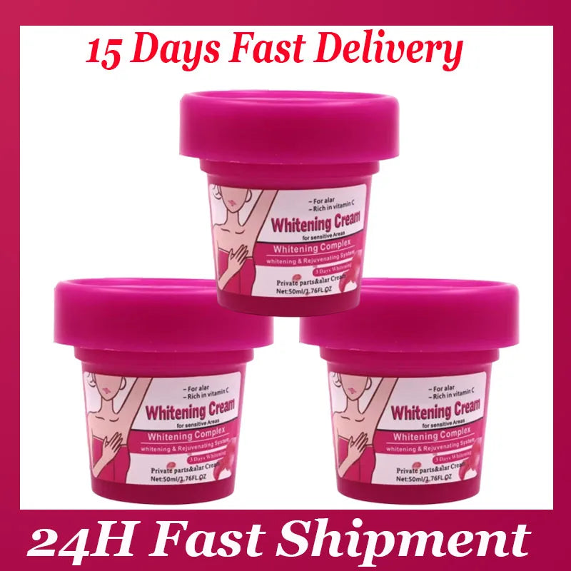 Body Whitening Bleach Cream Brighten Underarm Elbow Knees Joint Removal Intimate Parts Dark Spots Melanin Snow Bleach Cream