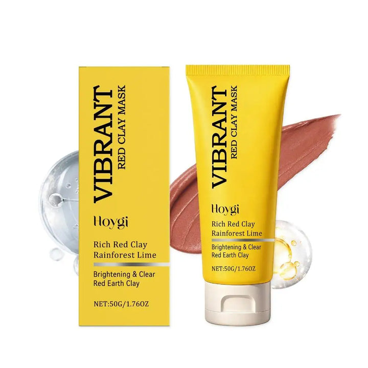 Red Clay Deep Cleansing Mud Mask 50g Deep Pore Cleansing Brightening Reducing Breakouts Oil-control For All Skin Types Skin Care