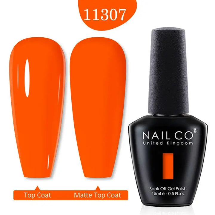 NAILCO Red Colors Series 15ML Nail Gel Polish Nail Supplies Semi Permanent For Nail Art Manicure Soak Off LED UV Hybrid Varnish