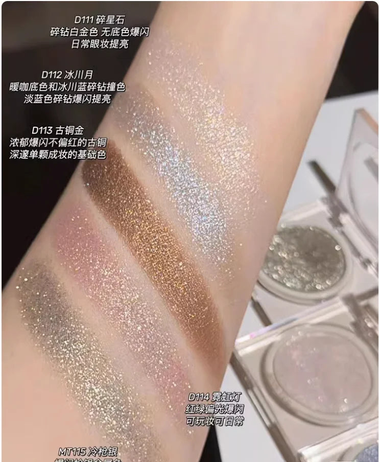 JOOCYEE Eyeshadow Single eye shadow Long-lasting blusher Natural Easy to blend matte smoked daily portable Makeup Cosmetics