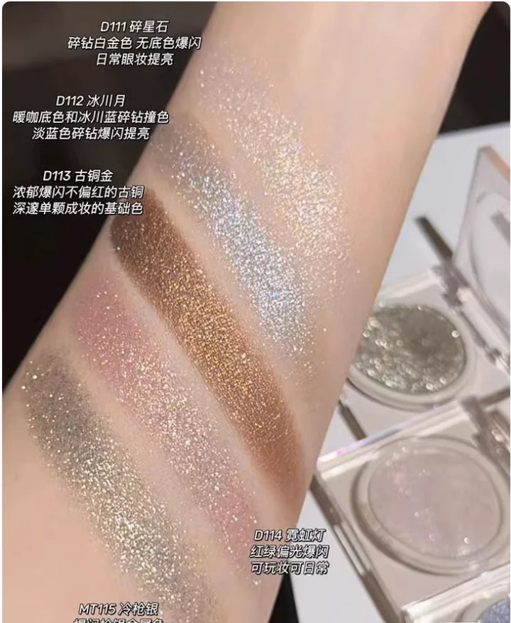 JOOCYEE Eyeshadow Single eye shadow Long-lasting blusher Natural Easy to blend matte smoked daily portable Makeup Cosmetics