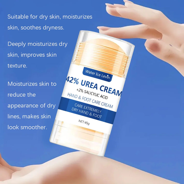 45 g Ultra-Moisturizing 42% Urea Foot Cream Aloe Vera for Softening Dry Chapped Feet - Gentle Exfoliating Daily Foot Lotion