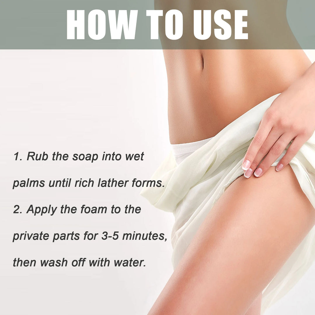 Female Wash Soap Yoni Bar Soap for Women Ph Balance Strawberry Remove Odor Deep Cleaning Moisturizing Private Parts Products