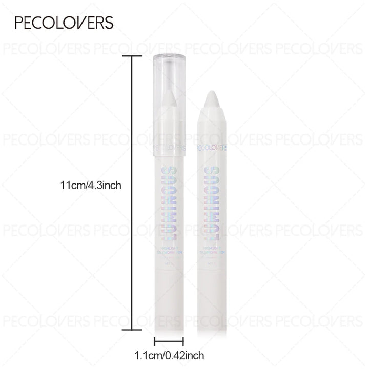 1PC Pearl Matte Waterproof Eyeshadow Pen, Highlighter, Smooth Application, Brown, Convenient, Ideal Christmas, Halloween Gift