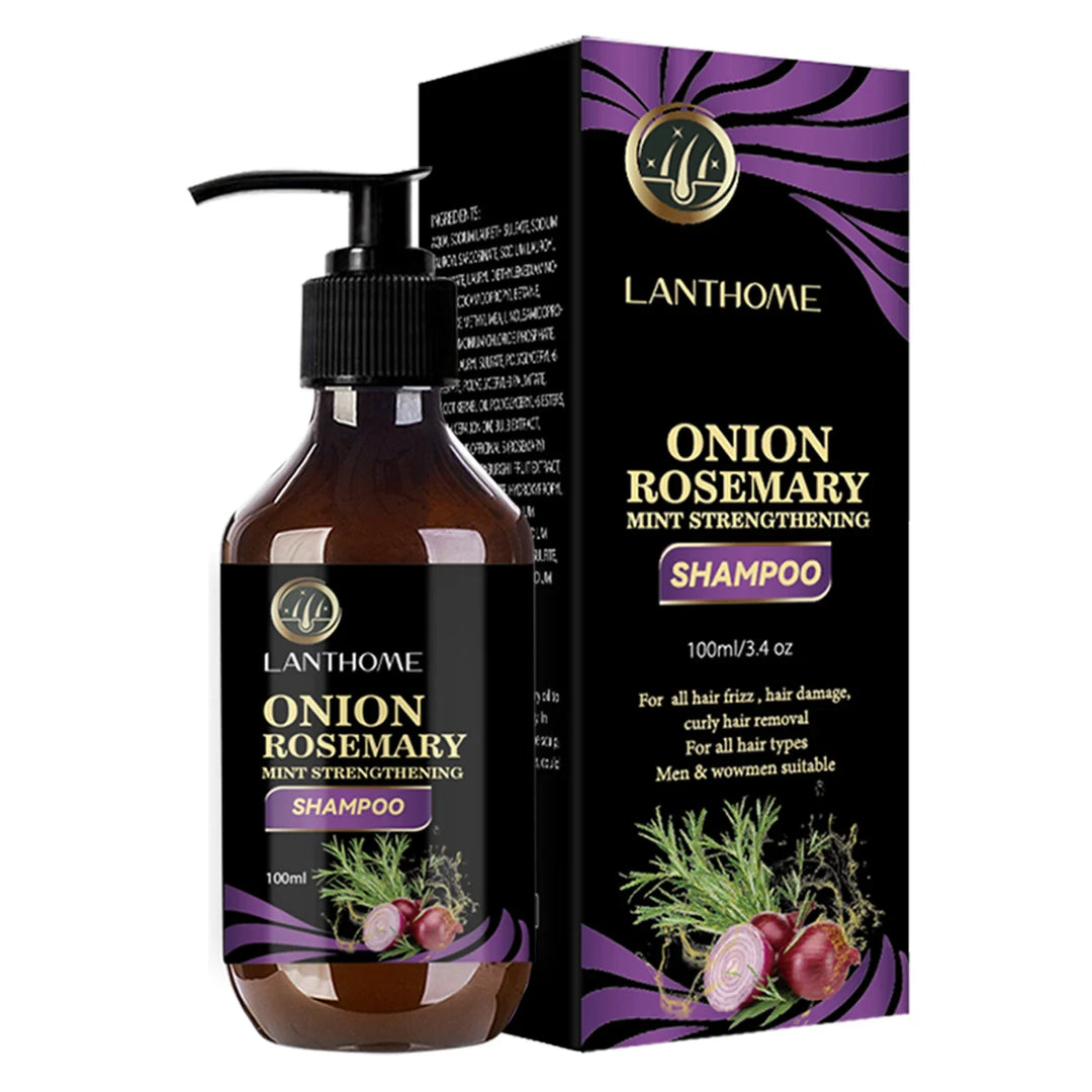 100ML Hair Shampoo For Fast Hair Growth Rosemary Onion Shampoo 30ML Spray Anti Hair Loss Effective Within 7 Day Hair Growth