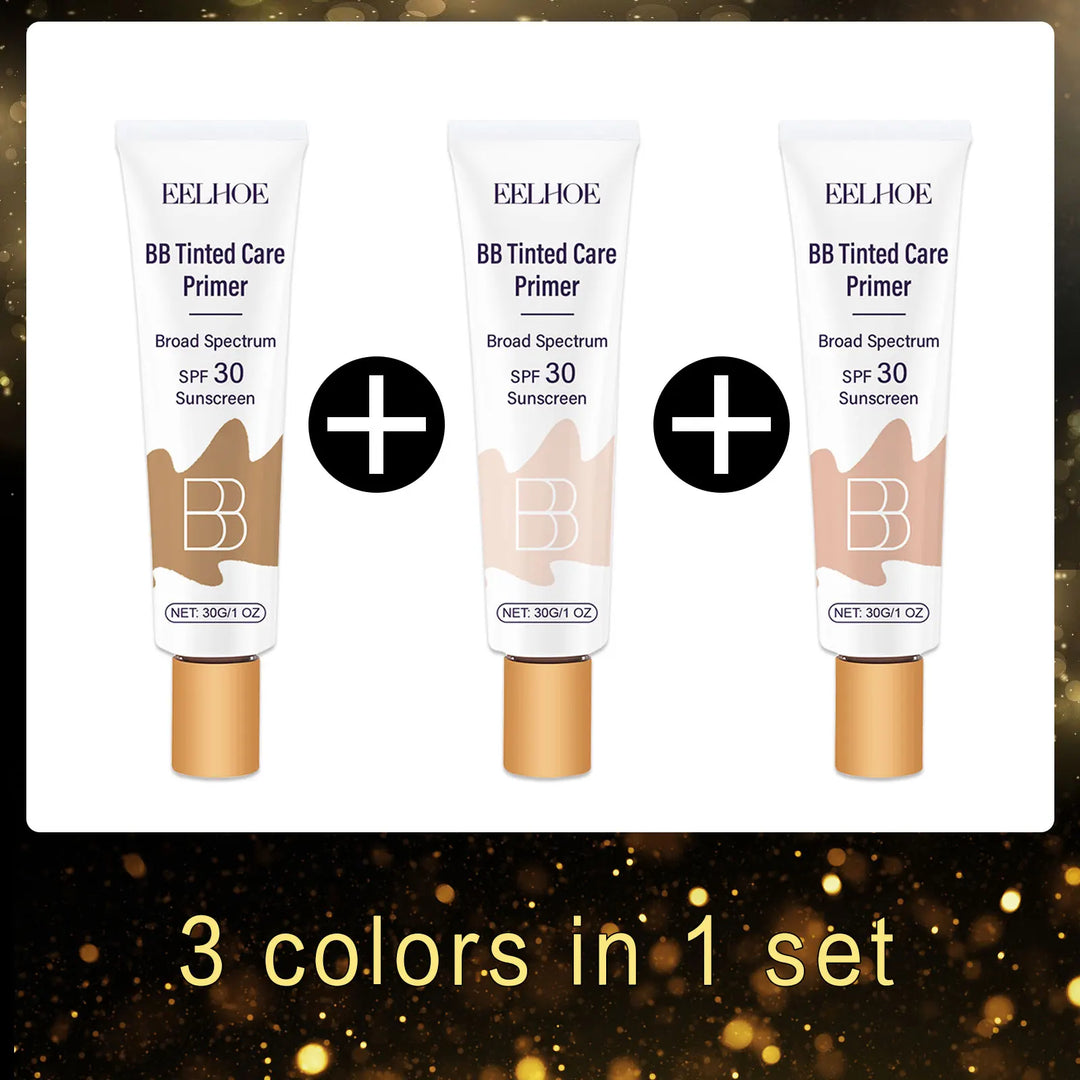 EELHOE BB Cream Makeup Foundation Full Coverage Concealer Waterproof Sunscreen Spf 30 Skin Glow Products Brightening Face Primer