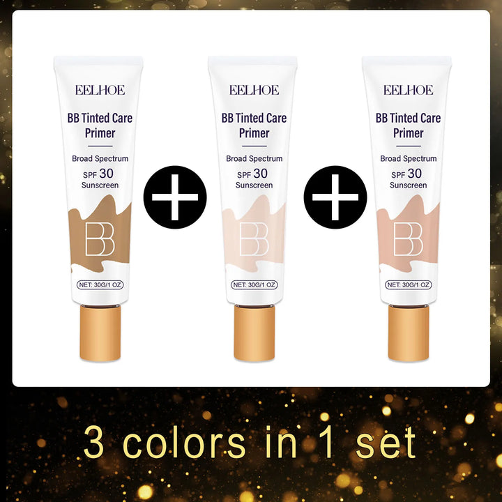 EELHOE BB Cream Makeup Foundation Full Coverage Concealer Waterproof Sunscreen Spf 30 Skin Glow Products Brightening Face Primer