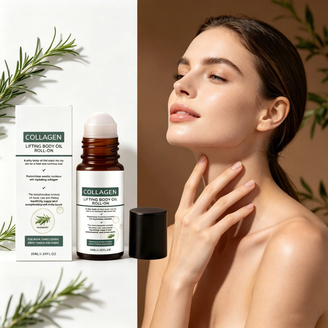 Roll-On Lifting Body Oil Rollerball Massage Nourish Moisturizing Improve Dry Rough Tighten Skin Care Hydrating Firming Body Oil