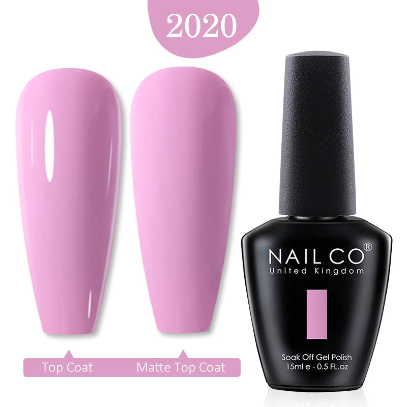 NAILCO Red Colors Series 15ML Nail Gel Polish Nail Supplies Semi Permanent For Nail Art Manicure Soak Off LED UV Hybrid Varnish