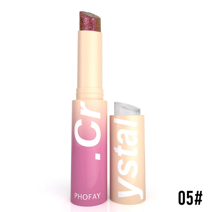 PHOFAY Highlighter Stick - Dewy Finish, Contour & Blush 3-in-1, Natural Glow with Fine Shimmer, Affordable Makeup Stick