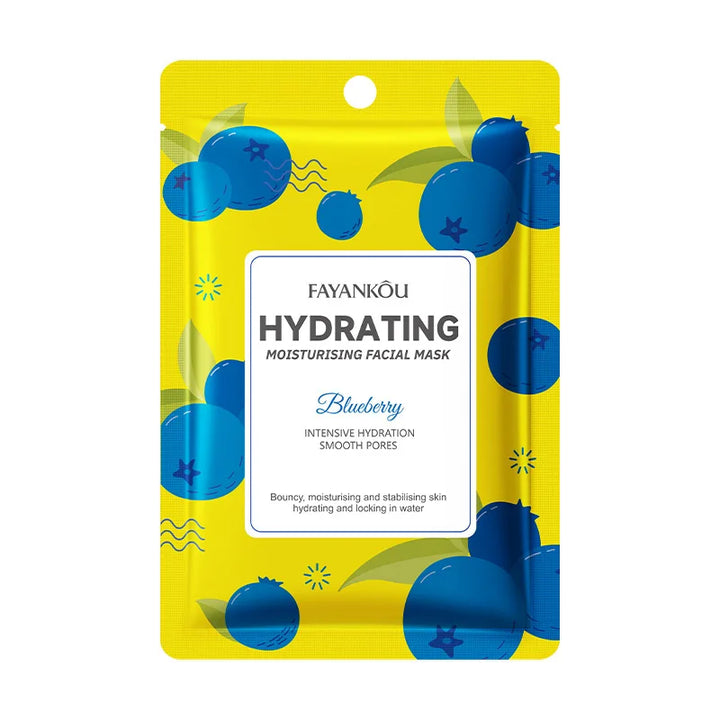 10pcs FAYANKOU Fruits Facial Masks Moisturizing Whitenting Hydrating Anti-Aging Face Mask Sheet Masks Beauty Facial Skin Care