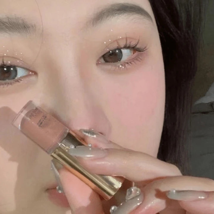 Liquid Eyeshadow Stick - Matte & Glitter for Contour & Eye Makeup,Blendable Creamy Texture,Long-Lasting Wear,Natural Eye Makeup