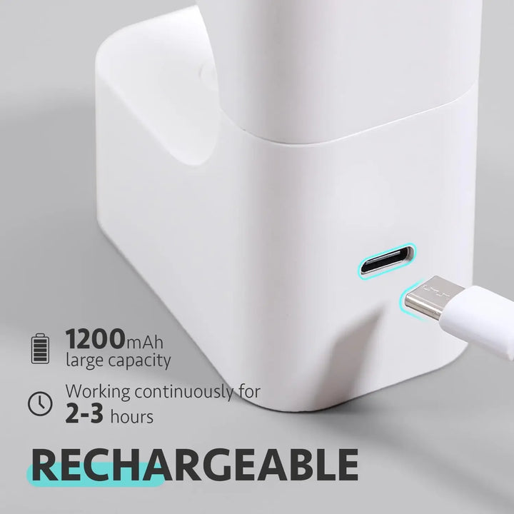 Rechargeable Small Cube Gel Nail Lamp, Compact Quick-Dry Nail Polish Curing Light for Home Use, Non-Blackening Design