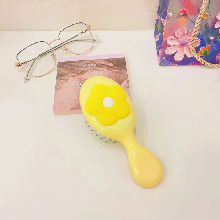 Cute Cartoon Children Air Cushion Comb Scalp Massgae Hair Brush Girls Portable Traveling Hair Brush Wide Tooth Anti-static Comb