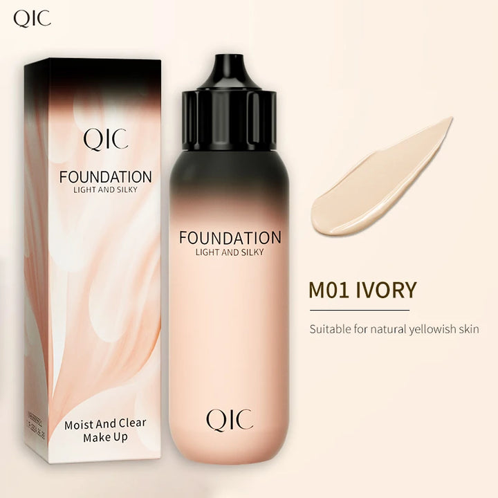 30ml Liquid Foundation Cream Waterproof Oil-control Cover Acne Base Cream Makeup Moisturize Matte Concealer Cosmetic
